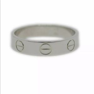 White gold Cartier Love Ring